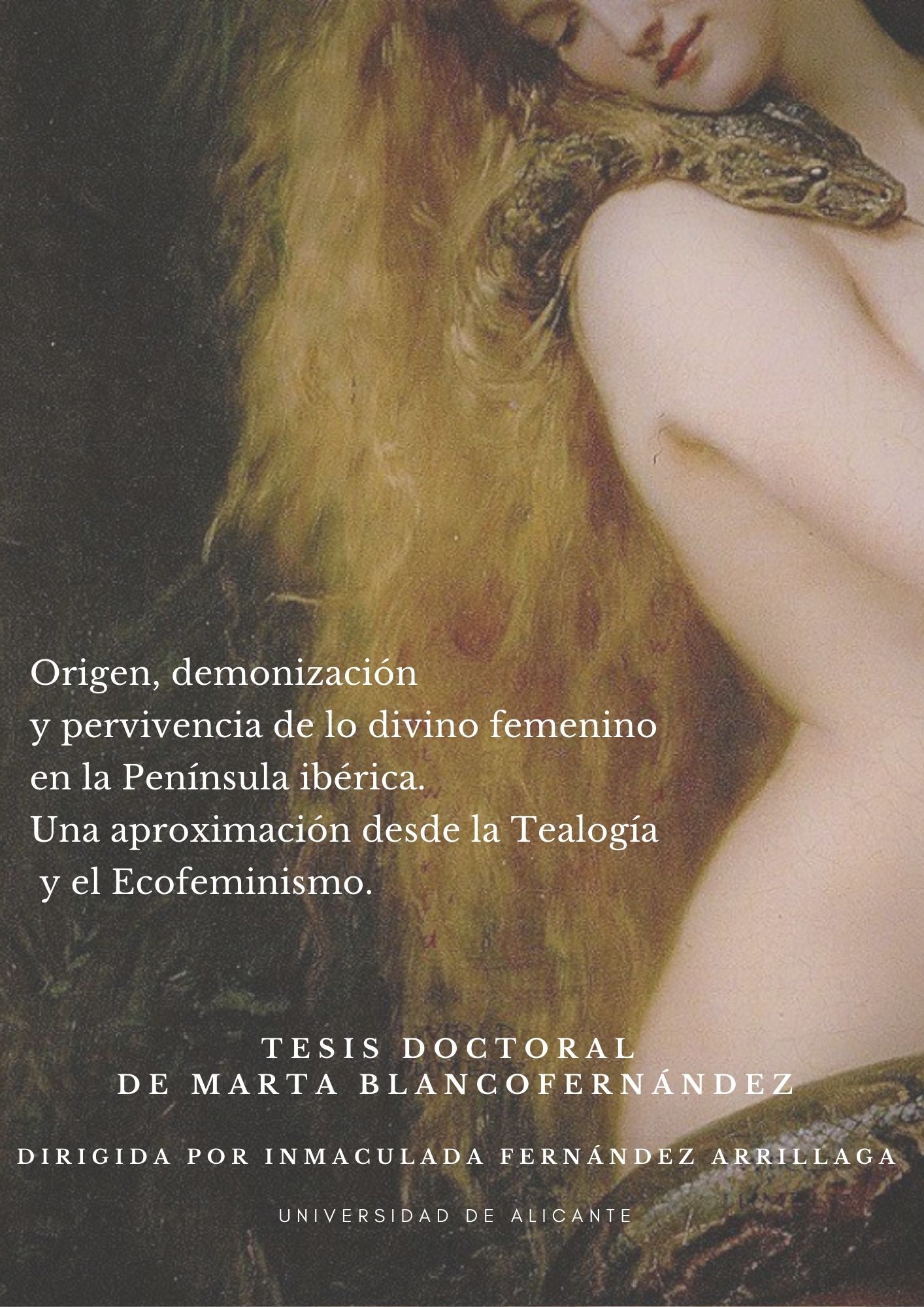 Portada de la tesis doctoral de Marta Blanco Fernández
